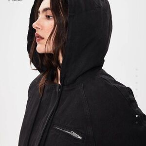 Khy by Kylie Jenner canvas hooded jacket